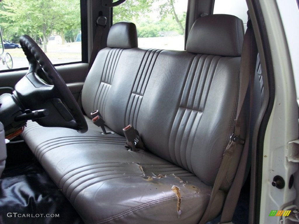 Gray Interior 1998 Chevrolet C/K 3500 C3500 Crew Cab Commercial Truck Photo #51707332