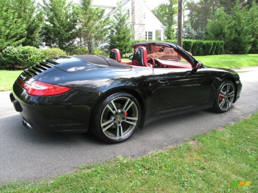 Black 2009 Porsche 911 Carrera 4S Cabriolet Exterior Photo #51707740