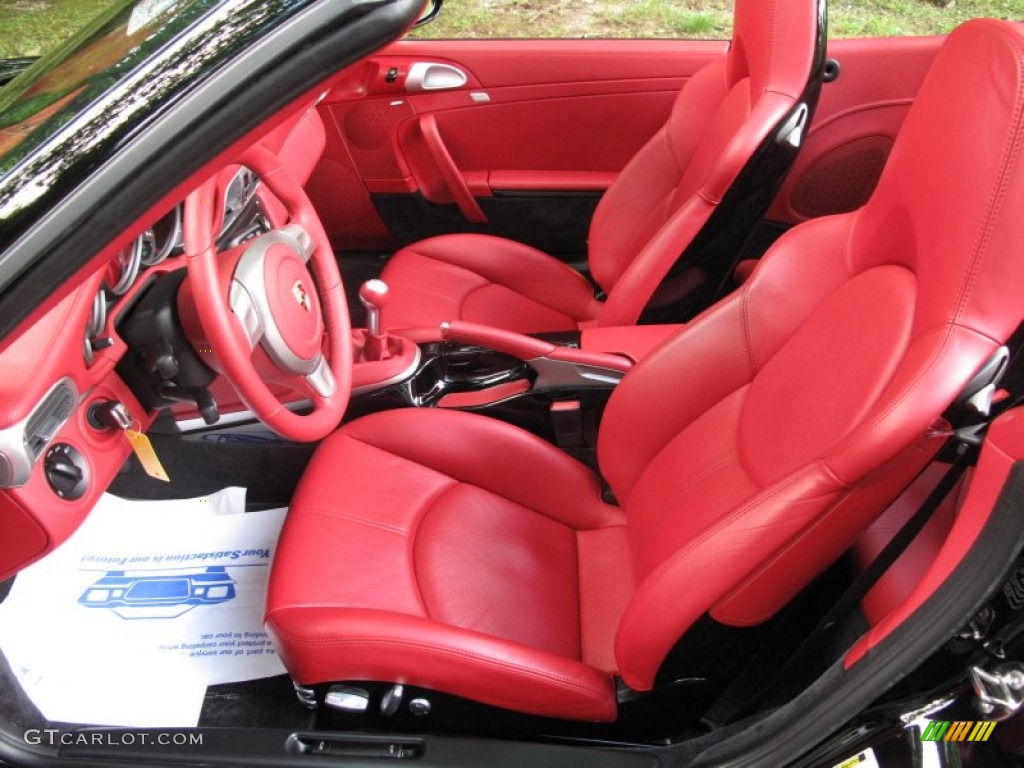 Carrera Red Interior 2009 Porsche 911 Carrera 4S Cabriolet Photo #51707911