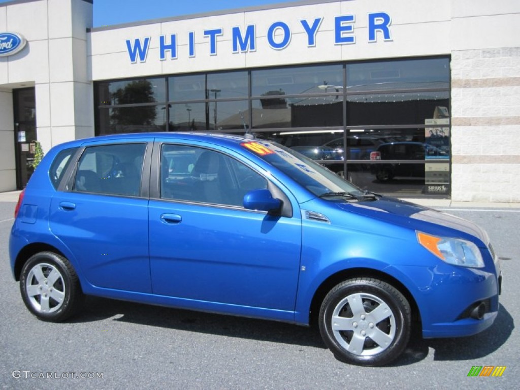 2009 Aveo Aveo5 LS - Bright Blue / Charcoal photo #1