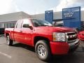 2011 Victory Red Chevrolet Silverado 1500 LS Extended Cab 4x4  photo #1