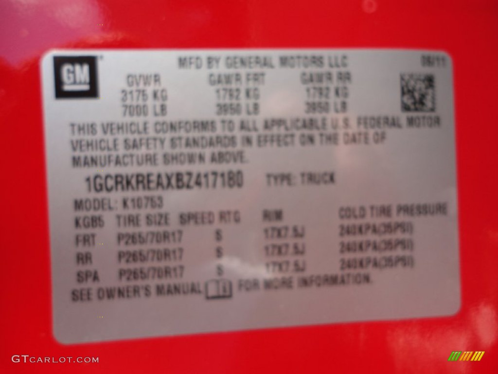 2011 Silverado 1500 LS Extended Cab 4x4 - Victory Red / Dark Titanium photo #20
