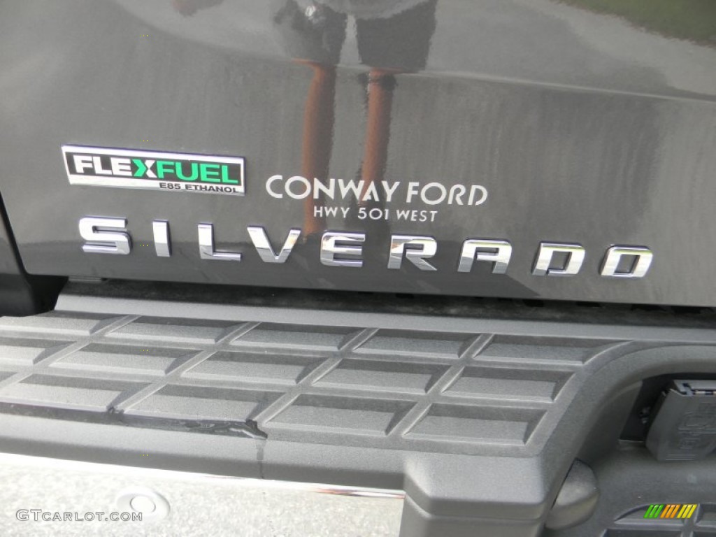 2010 Silverado 1500 LT Extended Cab - Taupe Gray Metallic / Ebony photo #8