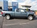 2011 Blue Granite Metallic Chevrolet Silverado 1500 LT Extended Cab 4x4  photo #8