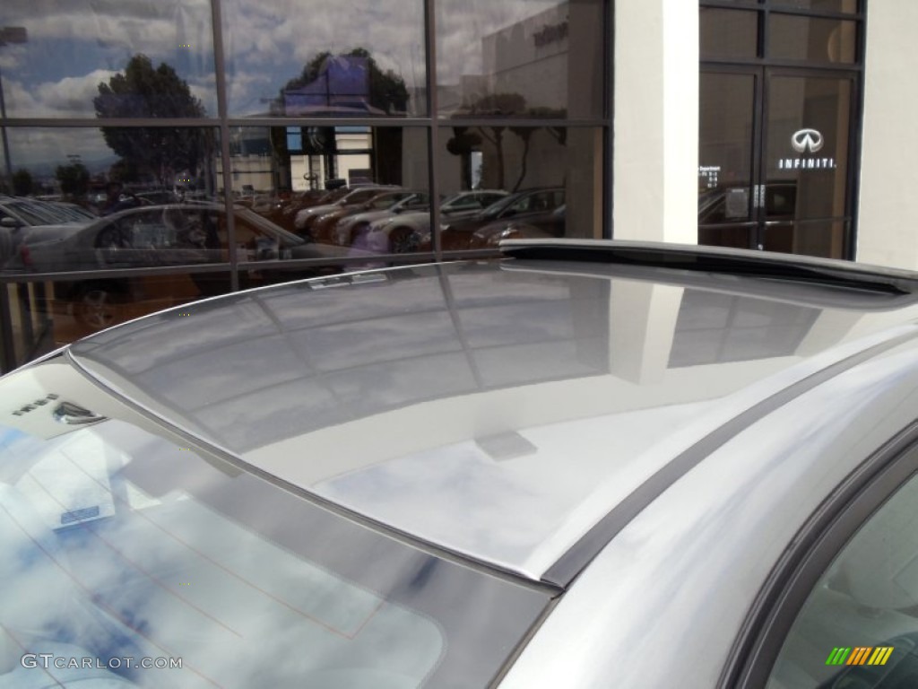 2004 Civic EX Sedan - Magnesium Metallic / Gray photo #10