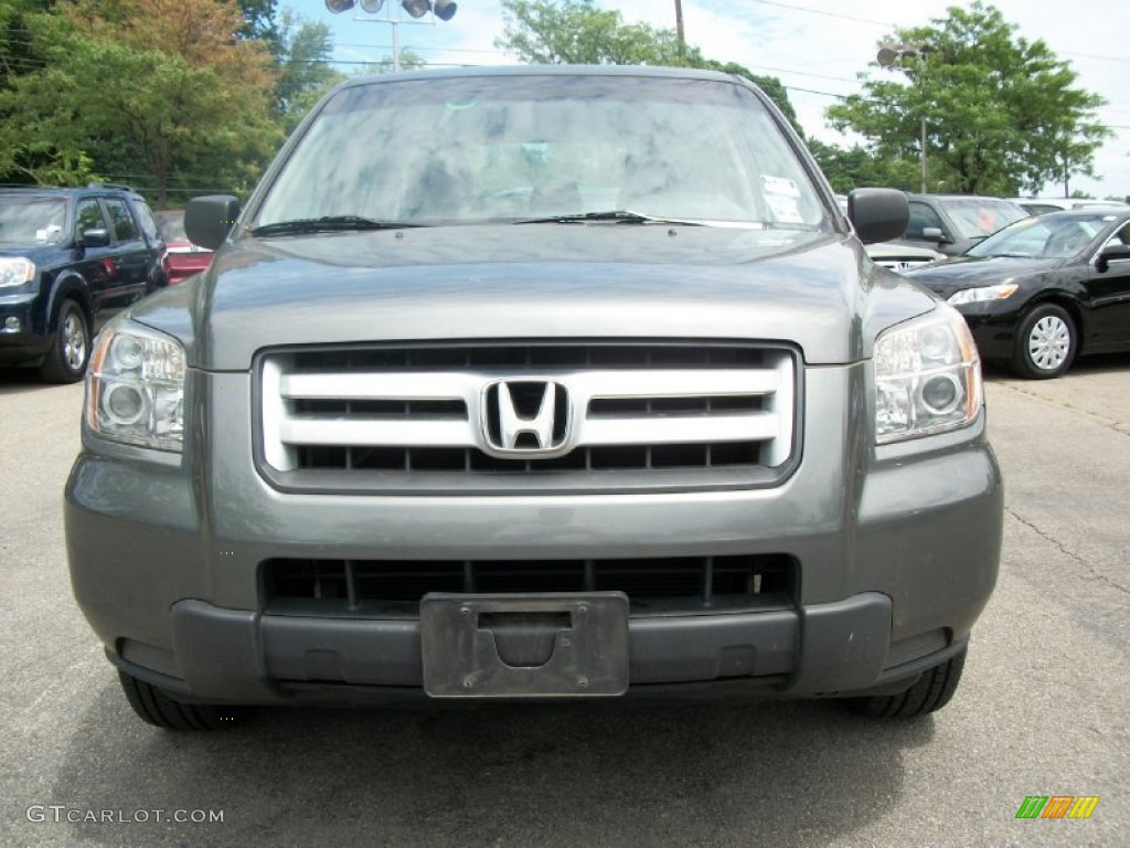 2007 Pilot LX 4WD - Nimbus Gray Metallic / Gray photo #5