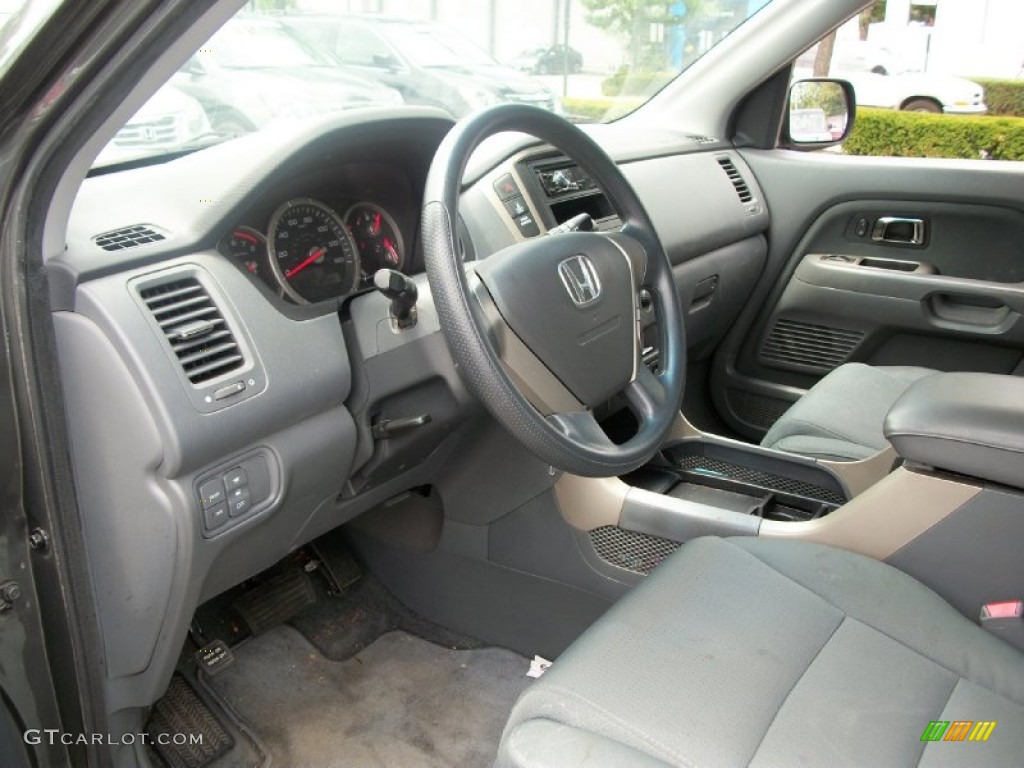 2007 Pilot LX 4WD - Nimbus Gray Metallic / Gray photo #22