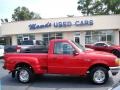 Bright Red 1997 Ford Ranger XLT Regular Cab