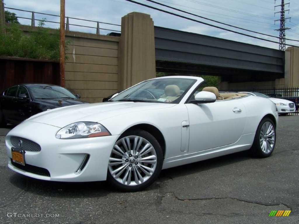 Polaris White 2011 Jaguar XK XK Convertible Exterior Photo #51711259