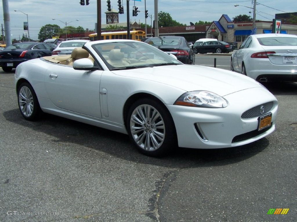 Polaris White 2011 Jaguar XK XK Convertible Exterior Photo #51711331