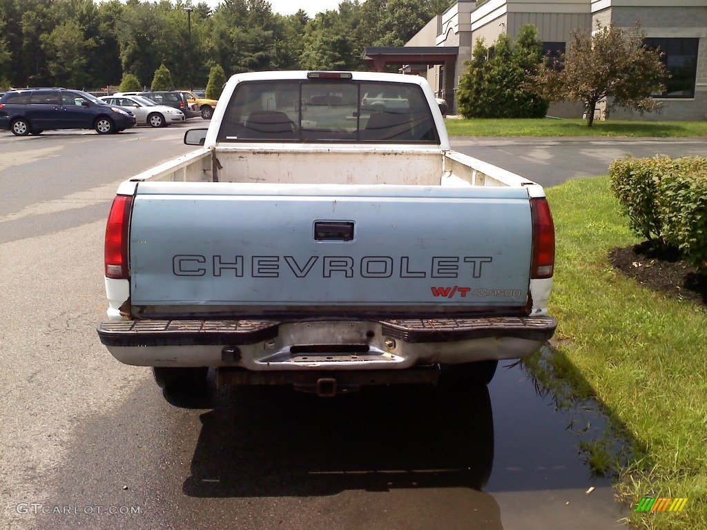 1998 Sierra 2500 SL Regular Cab - Olympic White / Pewter photo #5