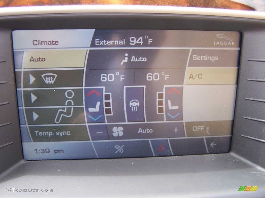 2011 Jaguar XK XK Convertible Controls Photo #51711535
