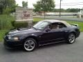 2001 Black Ford Mustang GT Convertible  photo #2