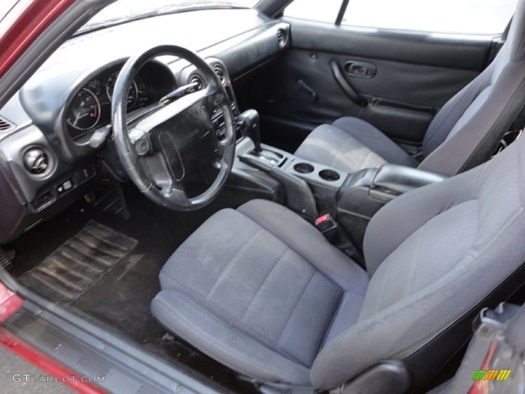 Black Interior 1992 Mazda MX-5 Miata Roadster Photo #51711760