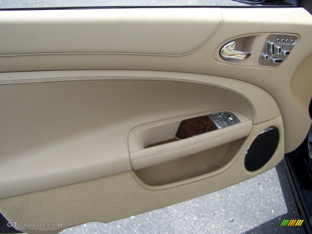 2011 Jaguar XK XKR Convertible Caramel/Caramel Door Panel Photo #51711847
