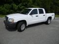 2007 Bright White Dodge Dakota SXT Quad Cab  photo #1