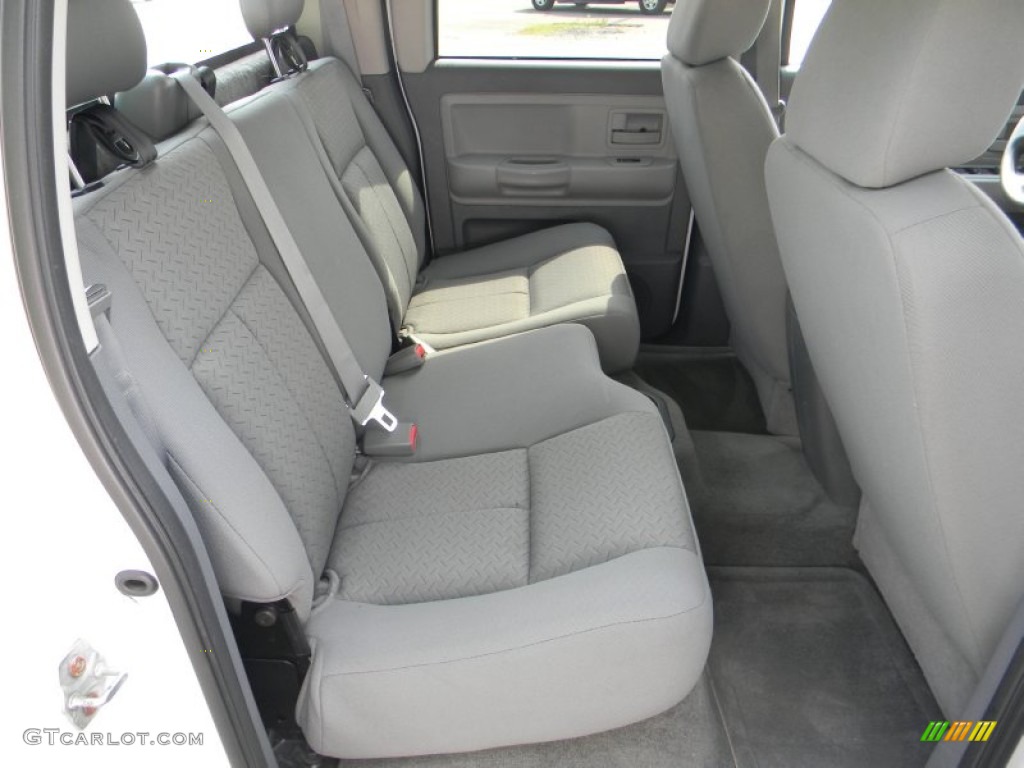 Medium Slate Gray Interior 2007 Dodge Dakota SXT Quad Cab Photo #51712687
