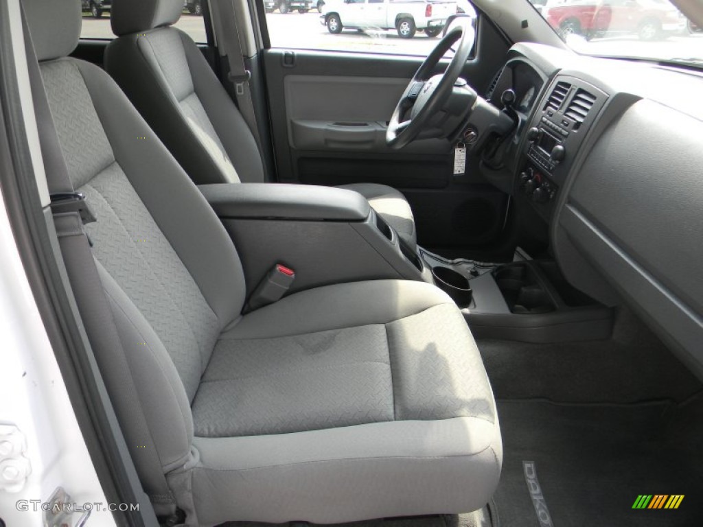 Medium Slate Gray Interior 2007 Dodge Dakota SXT Quad Cab Photo #51712690