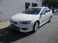 2010 Wicked White Metallic Mitsubishi Lancer GTS  photo #1