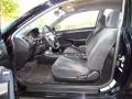 Black 2002 Honda Civic LX Coupe Interior Color