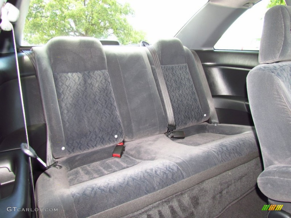 Black Interior 2002 Honda Civic LX Coupe Photo #51716353