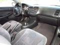 Black 2002 Honda Civic LX Coupe Interior Color