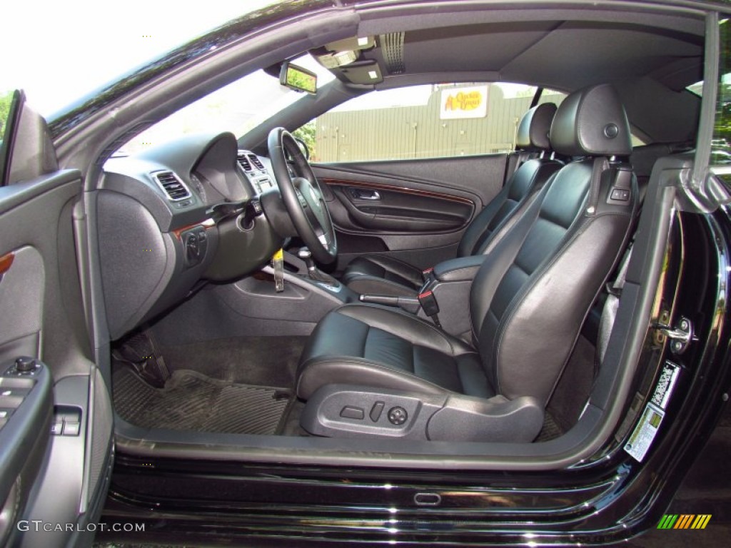 Titan Black Interior 2008 Volkswagen Eos Lux Photo #51717094