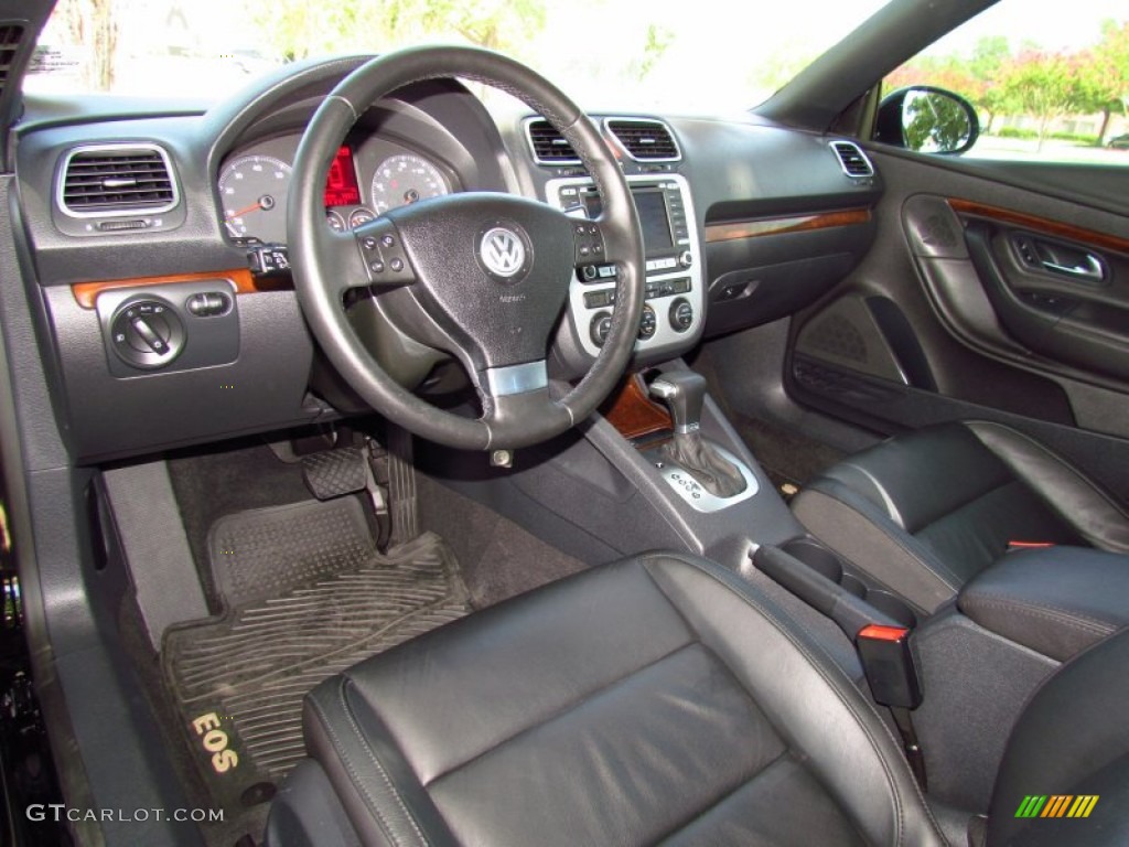 Titan Black Interior 2008 Volkswagen Eos Lux Photo #51717148