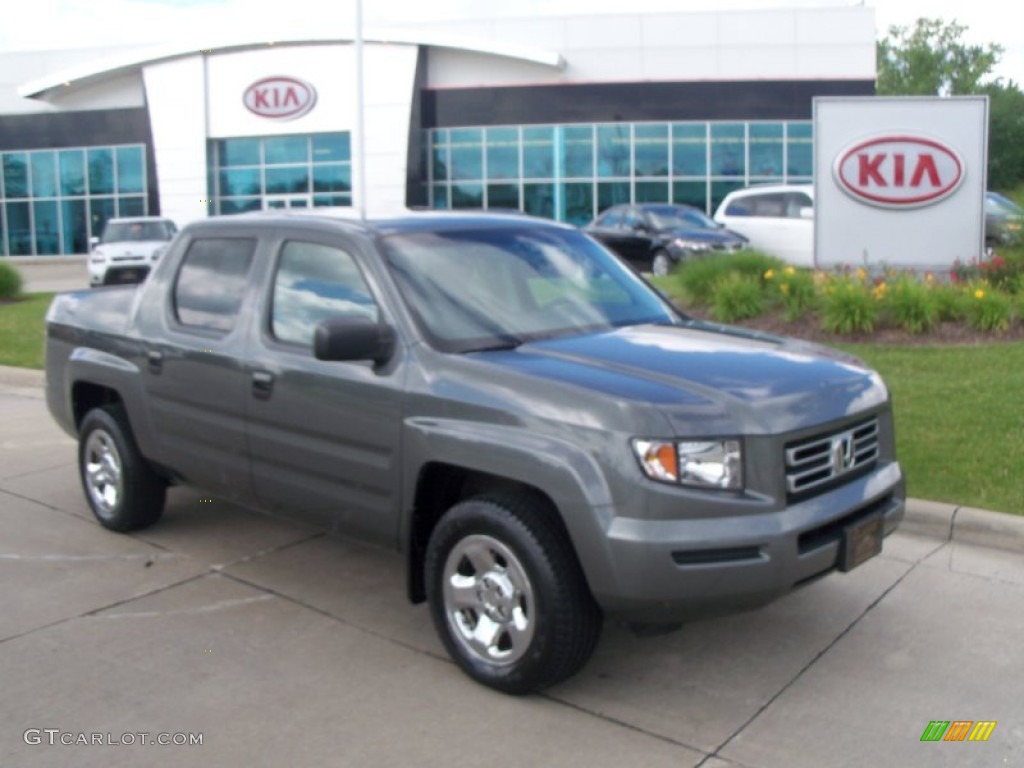 2008 Ridgeline RT - Nimbus Gray Metallic / Gray photo #1