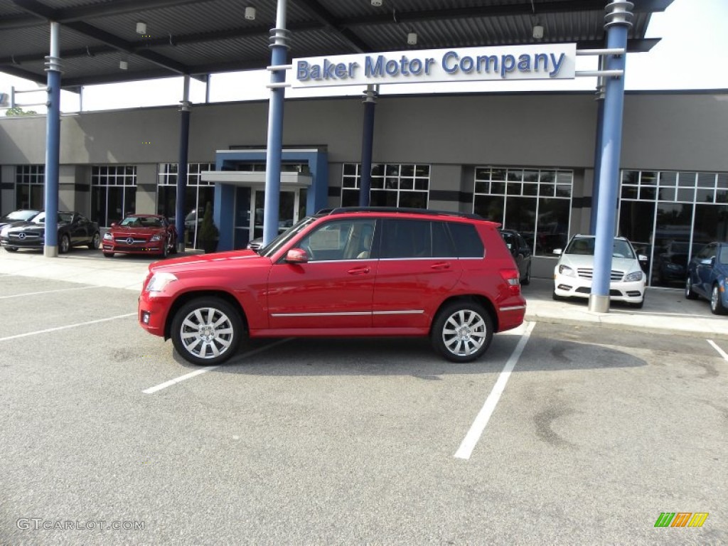 2011 GLK 350 - Mars Red / Almond/Black photo #12