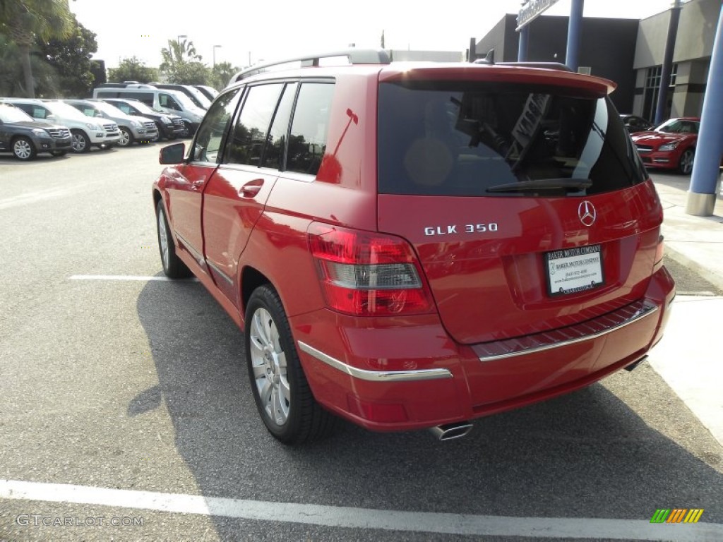 2011 GLK 350 - Mars Red / Almond/Black photo #17