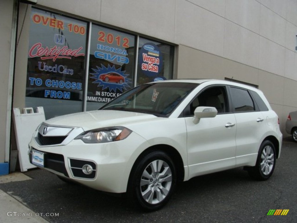 2010 RDX SH-AWD - White Diamond Pearl / Taupe photo #1