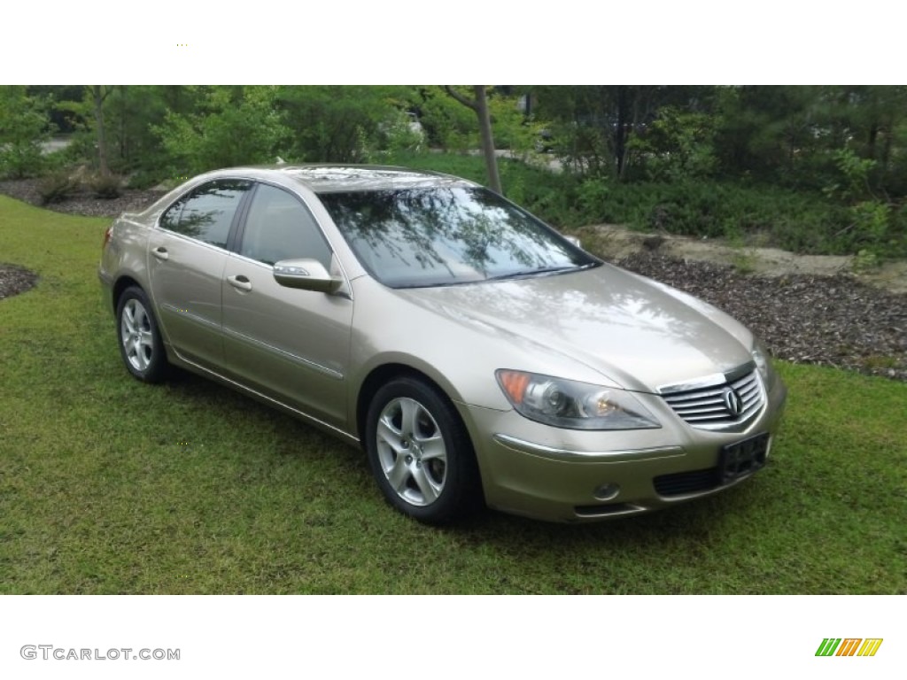 2005 RL 3.5 AWD Sedan - Desert Mist Metallic / Ebony photo #1