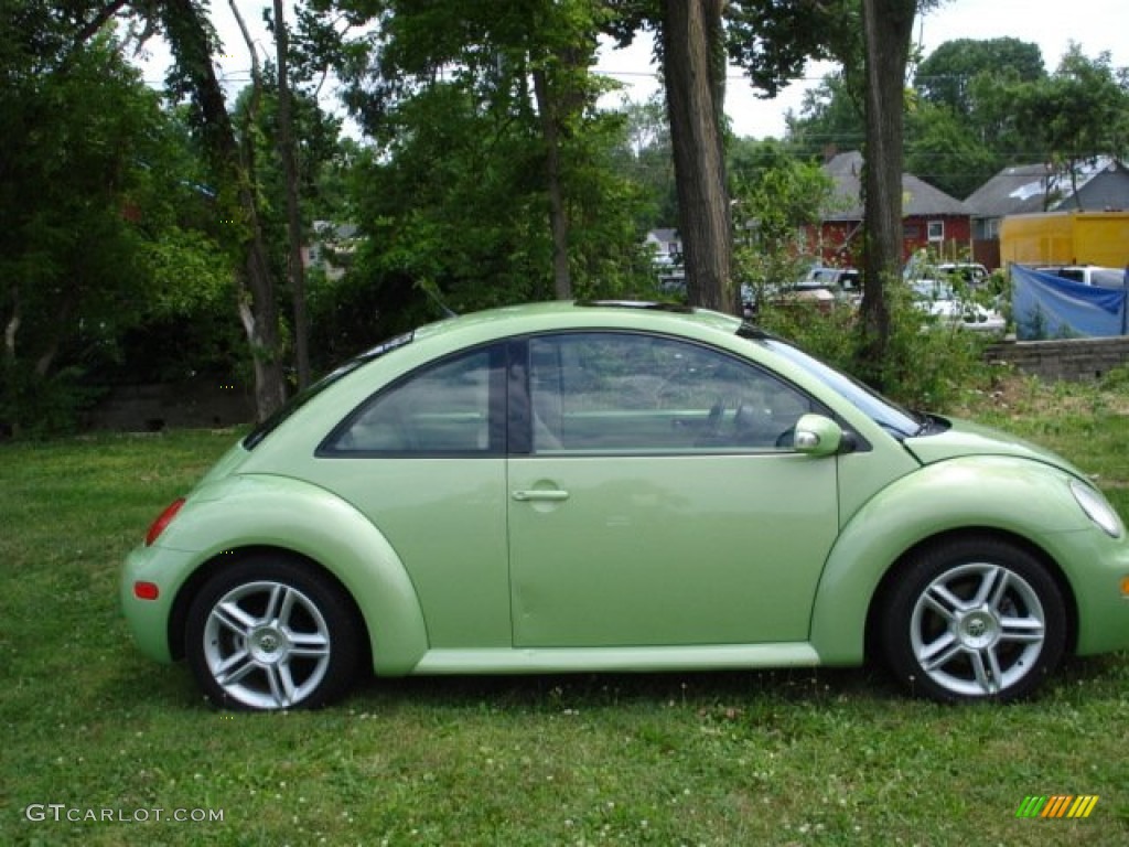 2004 New Beetle GLS 1.8T Coupe - Cyber Green Metallic / Cream Beige photo #1