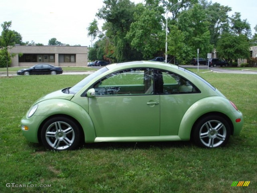 Cyber Green Metallic 2004 Volkswagen New Beetle GLS 1.8T Coupe Exterior Photo #51719170