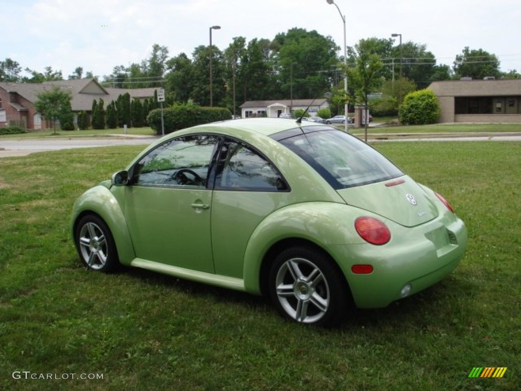 2004 New Beetle GLS 1.8T Coupe - Cyber Green Metallic / Cream Beige photo #7