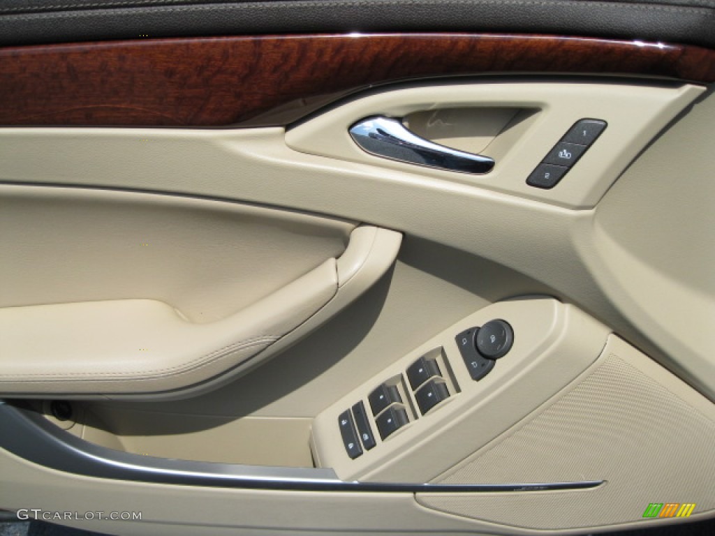 2009 CTS 4 AWD Sedan - Crystal Red / Cashmere/Cocoa photo #7