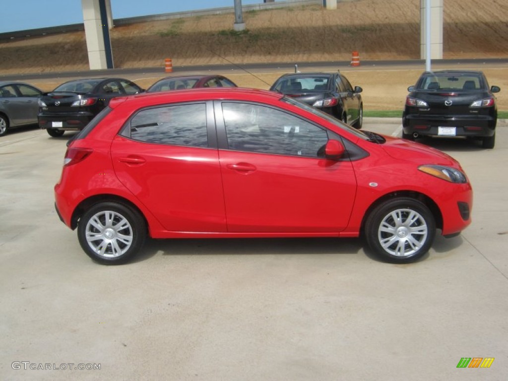 True Red 2011 Mazda MAZDA2 Sport Exterior Photo #51719737