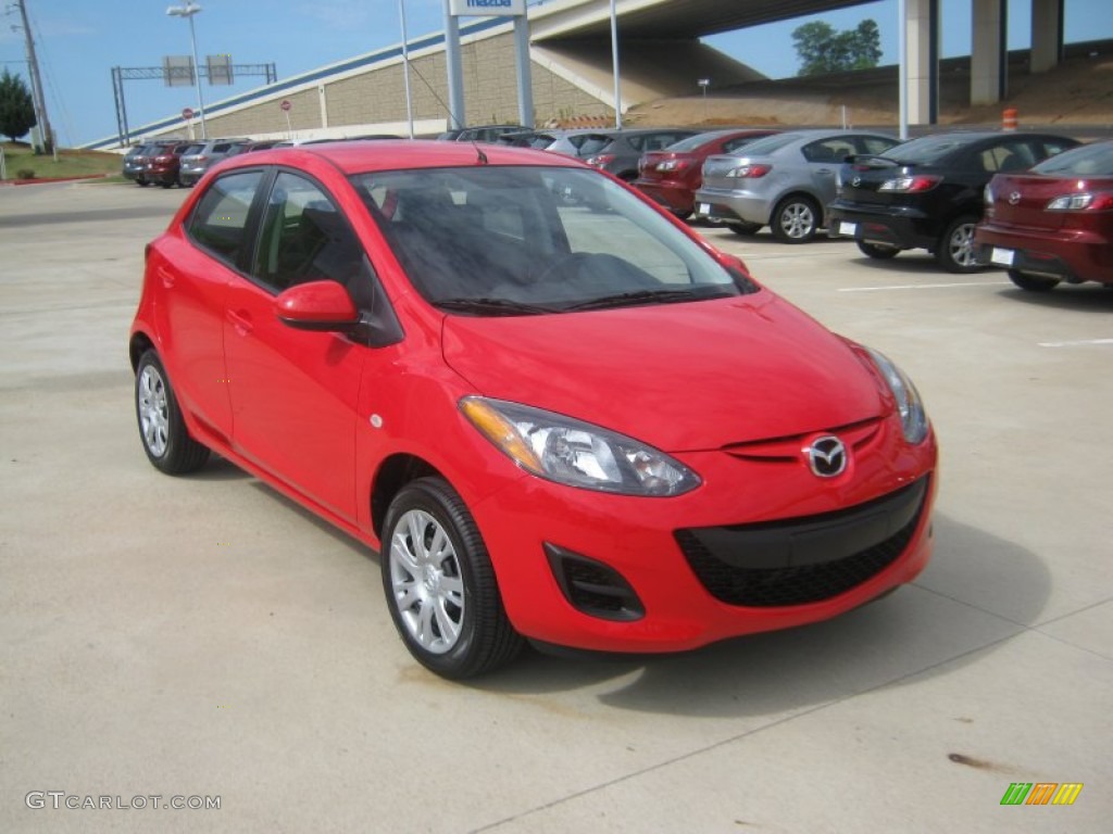 True Red 2011 Mazda MAZDA2 Sport Exterior Photo #51719746