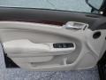 2011 Chrysler 300 Black/Light Frost Beige Interior Door Panel Photo