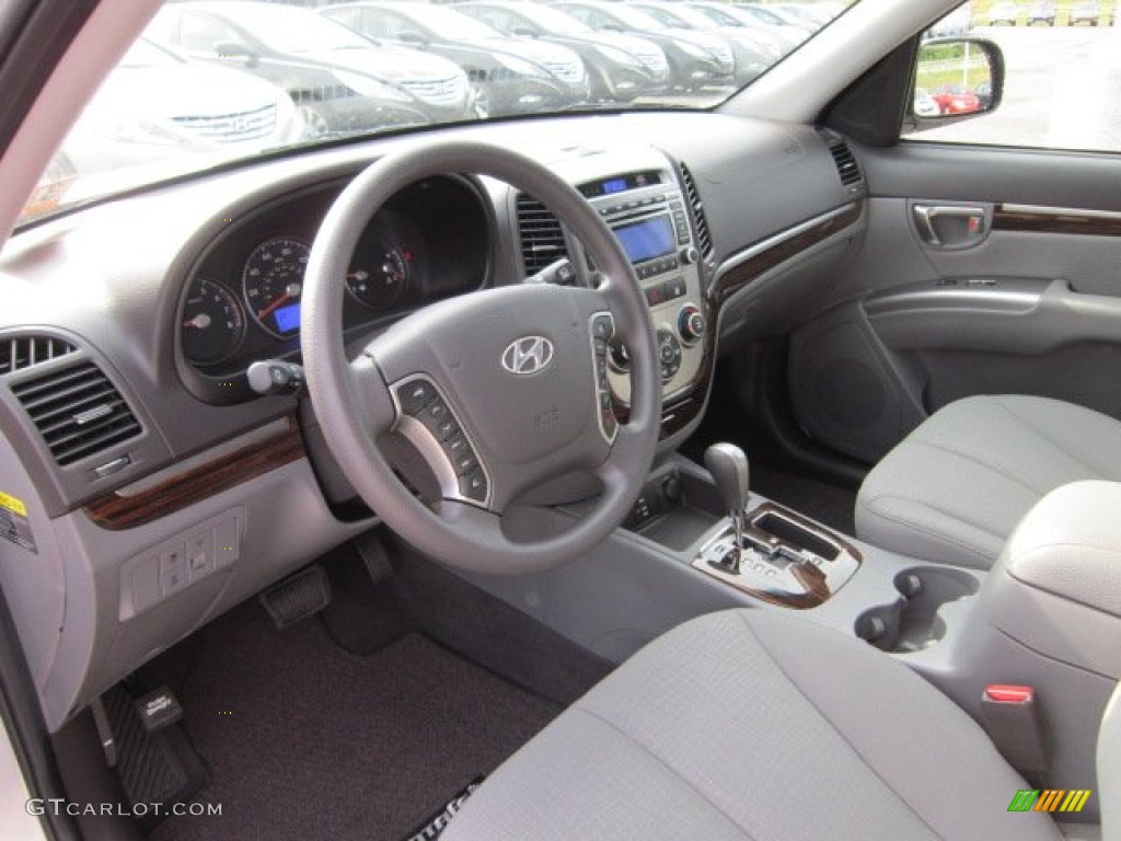 Gray Interior 2011 Hyundai Santa Fe GLS AWD Photo #51720538