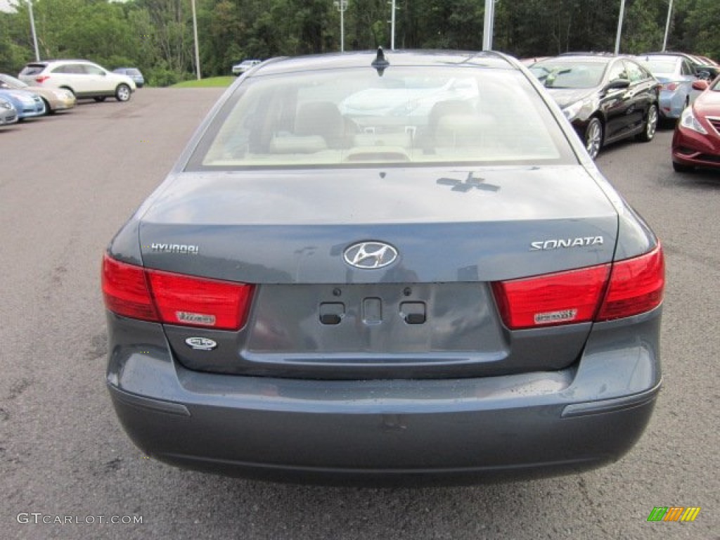 2009 Sonata GLS - Slate Blue / Camel photo #4