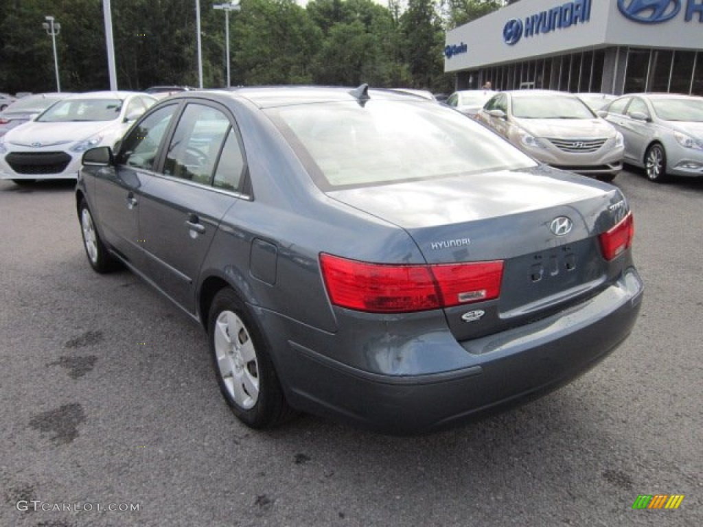 2009 Sonata GLS - Slate Blue / Camel photo #5