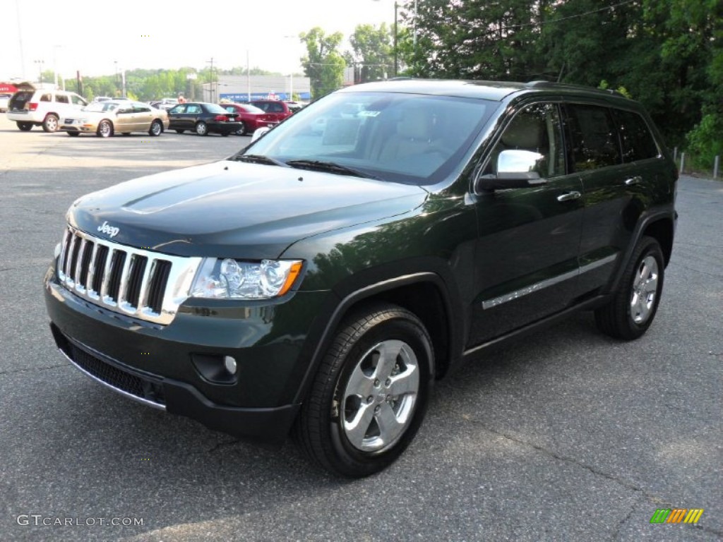 2011 Grand Cherokee Limited 4x4 - Natural Green Pearl / Black/Light Frost Beige photo #1