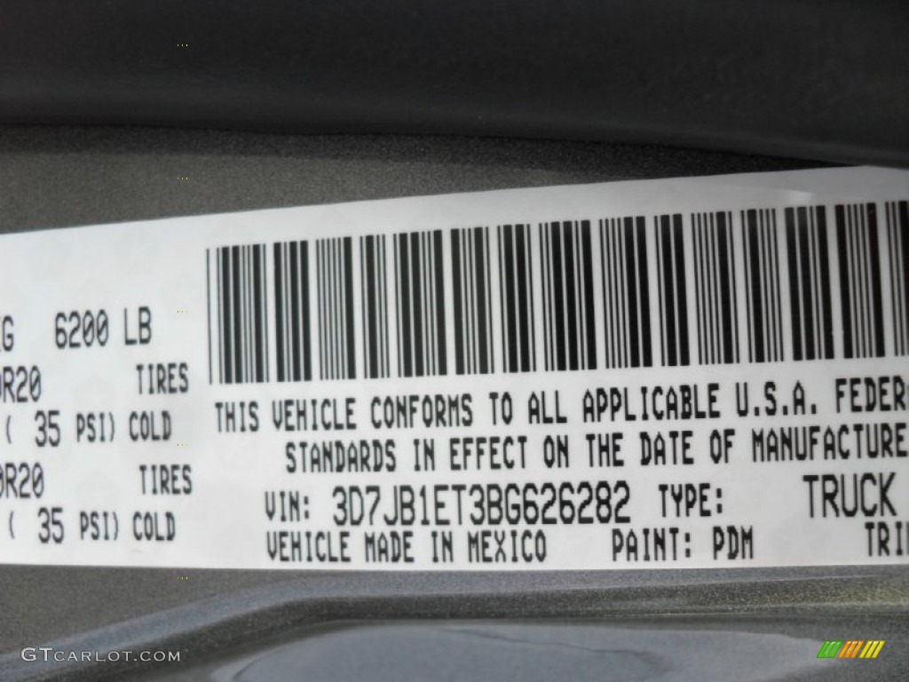 2011 Ram 1500 Express Regular Cab - Mineral Gray Metallic / Dark Slate Gray/Medium Graystone photo #7