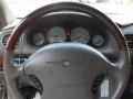 2001 Chrysler 300 Sandstone Interior Steering Wheel Photo