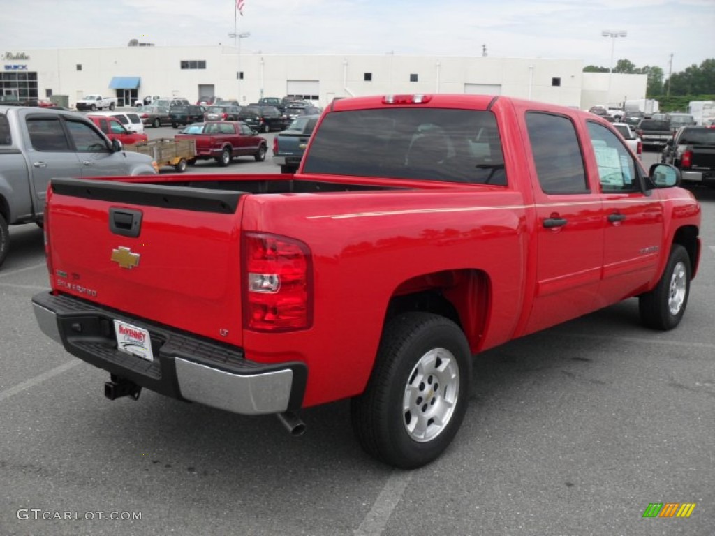 2011 Silverado 1500 LT Crew Cab - Victory Red / Ebony photo #4