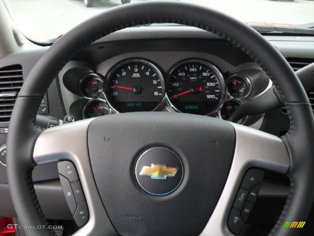 2011 Silverado 1500 LT Crew Cab - Victory Red / Ebony photo #11