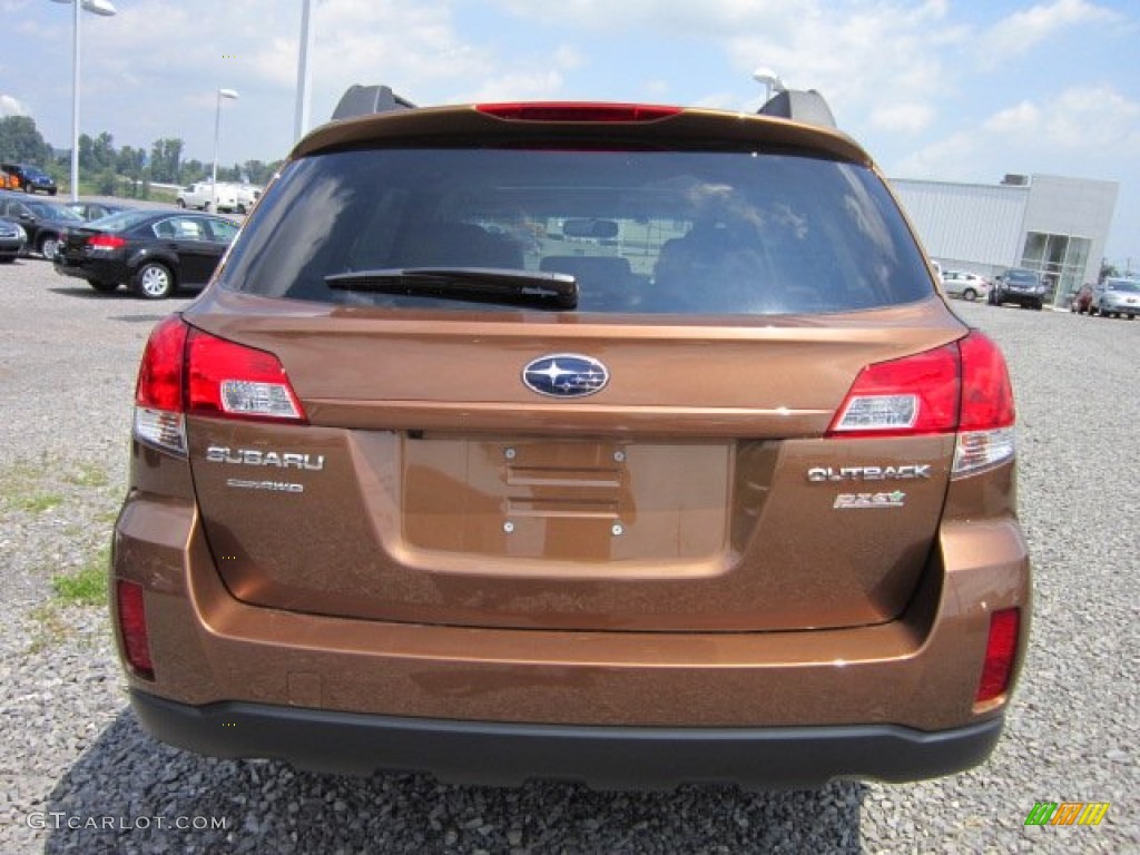 2011 Outback 2.5i Premium Wagon - Caramel Bronze Pearl / Warm Ivory photo #9