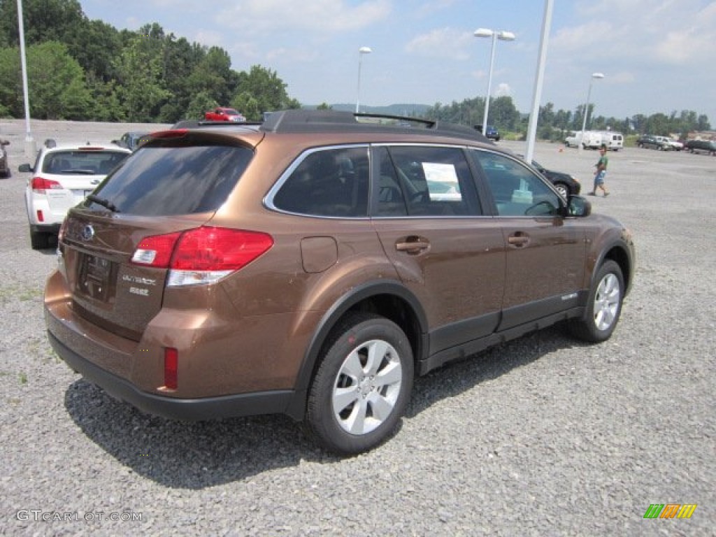 2011 Outback 2.5i Premium Wagon - Caramel Bronze Pearl / Warm Ivory photo #10